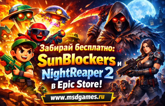 Забирай бесплатно: SunBlockers и NightReaper 2 в Epic Store