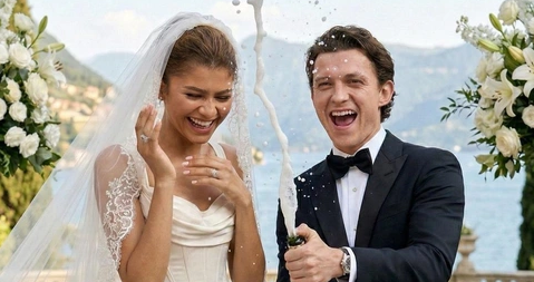 Стало известно о тайной свадьбе Zendaya и Tom Holland